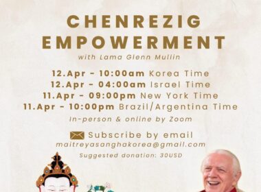 April 2026 – Korea, Chenrezig Empowerment April 2026 – Korea, Chenrezig Empowerment